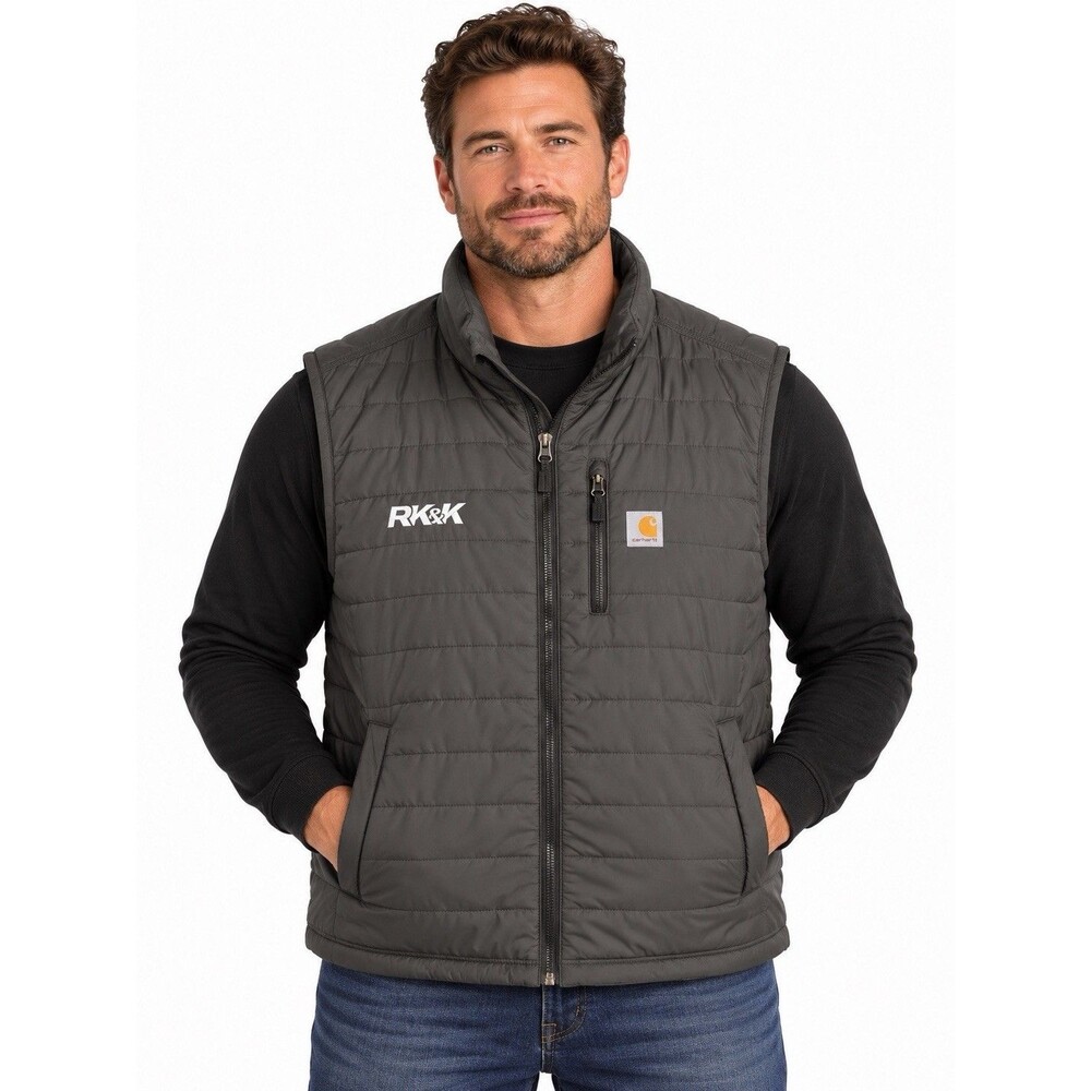 Carhartt Rain Defender Vest Men’s 3XL Gray Insulated Relaxed Fit RK&K Workwear